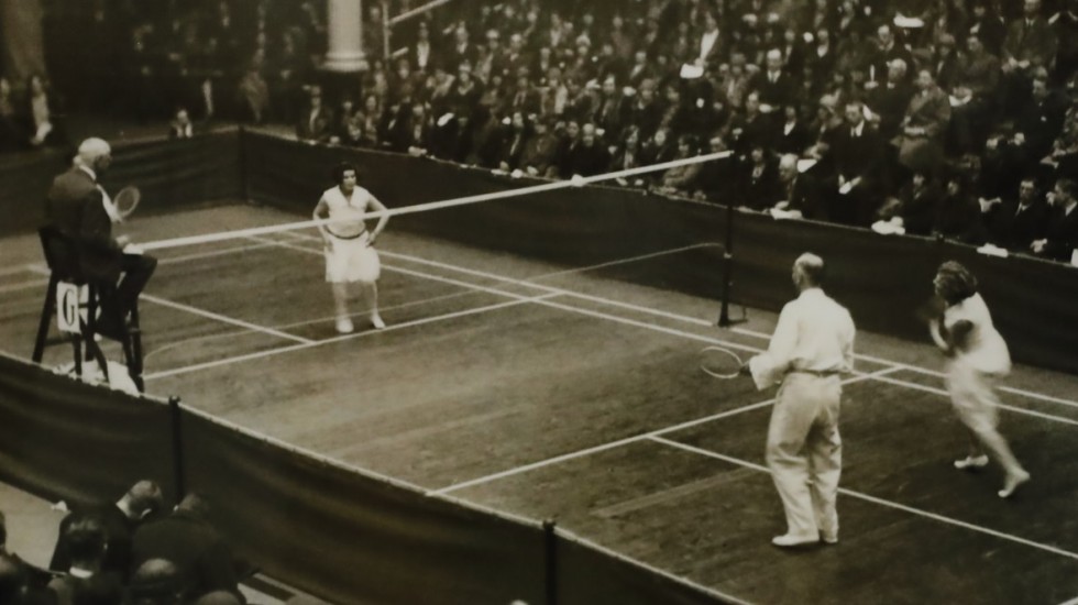 One of the very first Badminton matches. |  SportzPoint