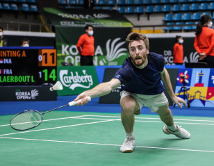 Korea Open: Claerbout Topples Top Seed Ginting