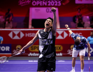 Indonesia Open: Chou Ekes Out Shaky Win